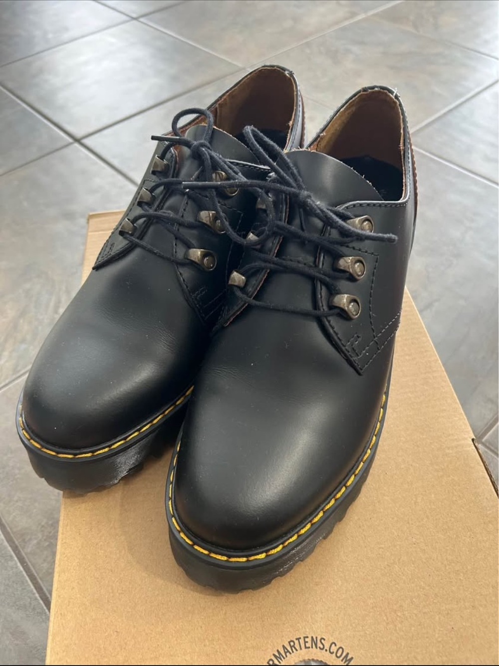 Dr. Martens Lace up Leather Loafers